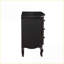 Table de chevet 3 tiroirs Black Antique-1332071048