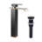 Waterfall Vessel Sink Faucet One Hole Bathroom Faucet with Drain Assembly-88740450
