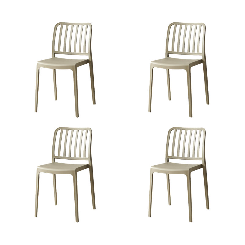Ensemble de 4 chaises en polypropylène Hudson