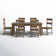 Tiernagh Rectangular Solid Wood Dining Set Distressed Finish