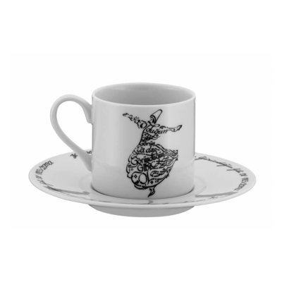 Tasse à café et soucoupe Cinthia
