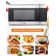 Commercial Chef 1.1 Cu Ft Microwave with 10 Power Levels, Stainless Steel