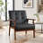 26“ Wide Wooden Arm Accent Chair-834688735