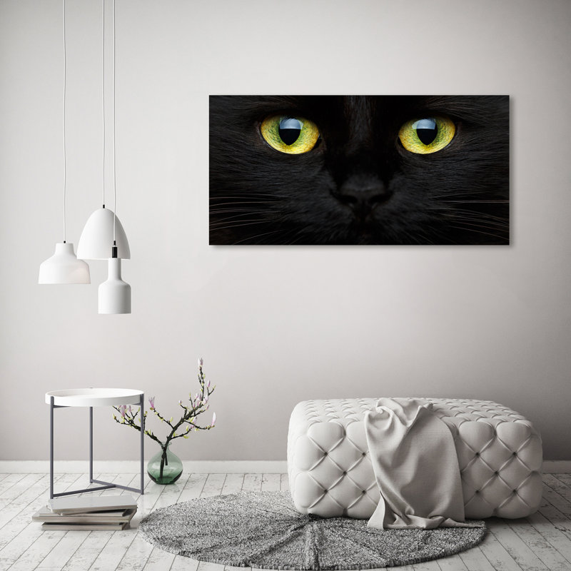 Cat's Eyes - Wrapped Canvas Print