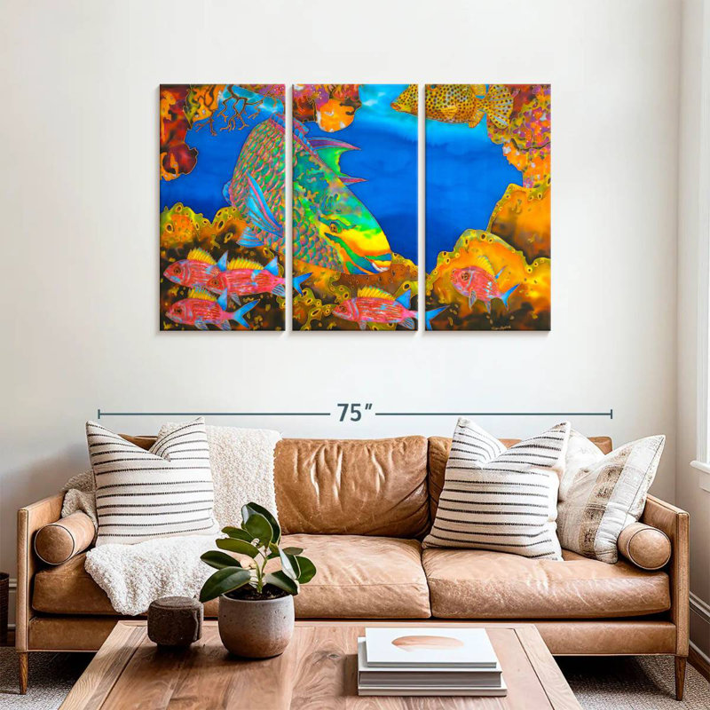 Under Jade Mountain, 36" H x 57" W