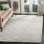 Tibetan Geometric Hand-Knotted Silver Area Rug-1371953087