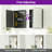 Recessed & Surface Framed Medicine Cabinet with Mirror and Shelves-440333667-440333671