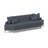 Perspective 106 " Chenille and Velvet Sofa-70373108-70373134