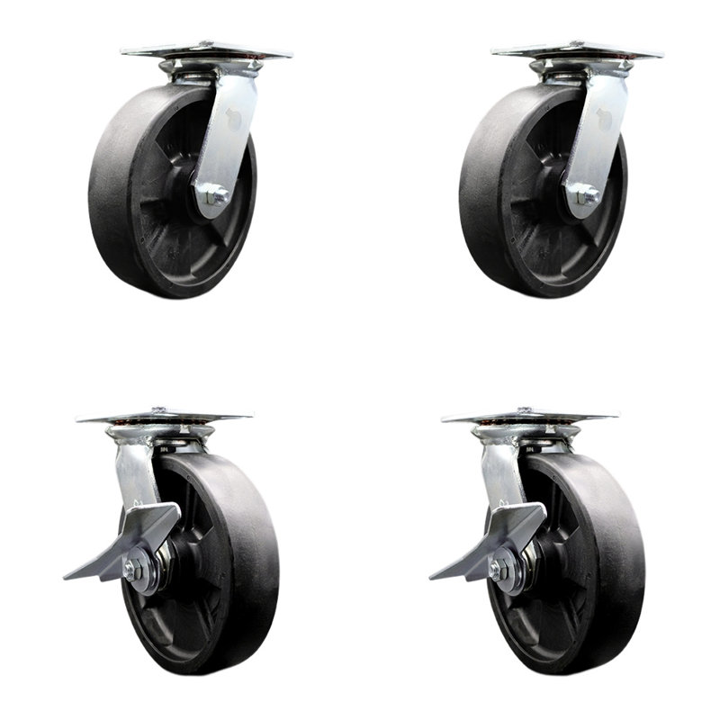 4-Piece Glass Filled Nylon Caster Set