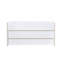 Grand lit perse blanc avec rangement Perse