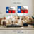 Borges Texas Flag With Map-108149158
