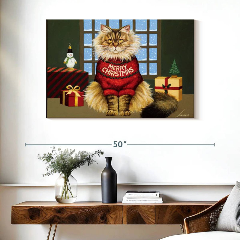 Squeeky's Christmas, 26" H x 39" W