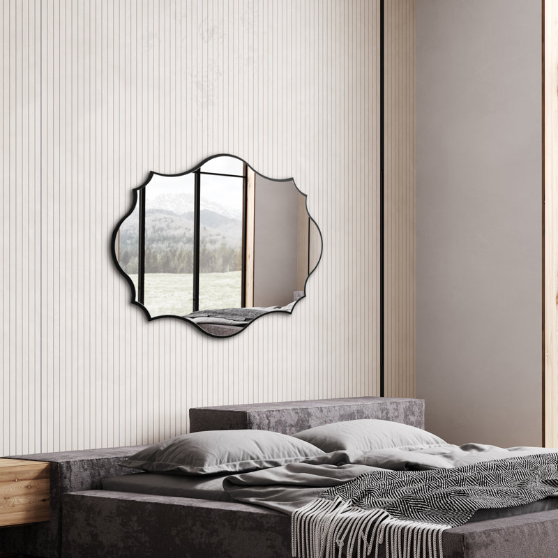 Miroir mural Krishma, H 24 po x l 32 po
