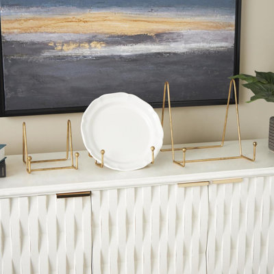 Metal Wide Triangle Display Easel Set