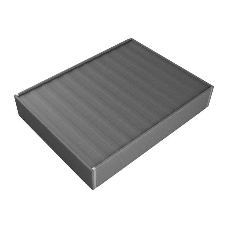 Ezekiah Upholstered King Bed, Charcoal Grey