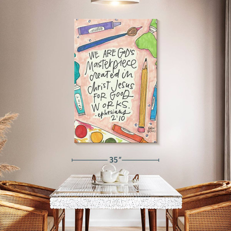 Chef-d'œuvre Tergel, H 51 po x l 34 po