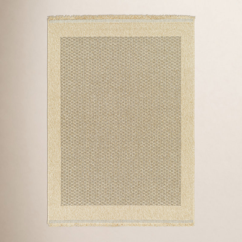 Abbie Geometric Indoor / Outdoor Rug, Rectangle 3'11" x 5'7"