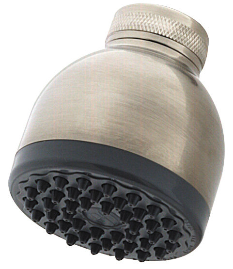 Portland Bell Full Shower Head, Brushed Nickel