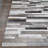 Ashlie Cowhide Gray Black Handmade Area Rug-22933653