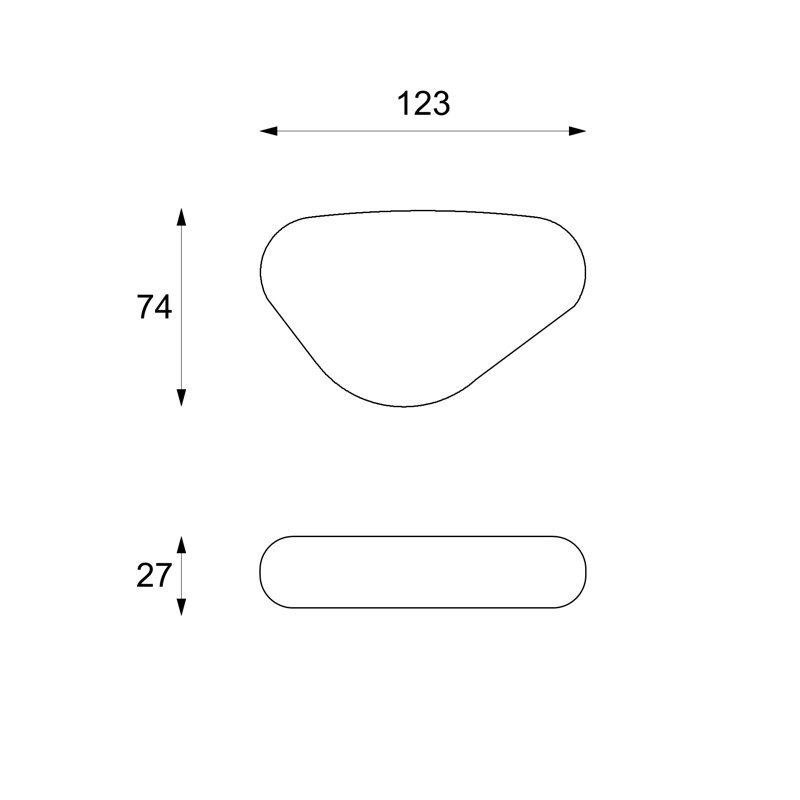Clermt Solid Coffee Table