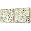 Girton - Abstract Botanicals Square Collage Set Of 2-101860626-101860622