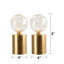 Ensemble de lampe de table fantaisie dorée 8 po Adonte
