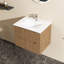 Meuble-lavabo mural de 24 po avec lavabo à cuve flottante Goody-1357936554