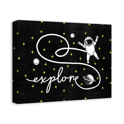 Maley Explore Space Astronaut Canvas Art