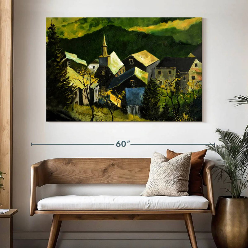 Alvord, vieille ville irlandaise, H 34 po x l 51 po