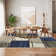 Geometric Machine Washable Rug for Living Room Modern Non-Slip Rug for Bedroom Dining Room Office Nursery Playroom Teen Dorm