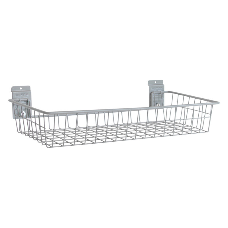 Slatwall Heavy Duty Shallow Basket