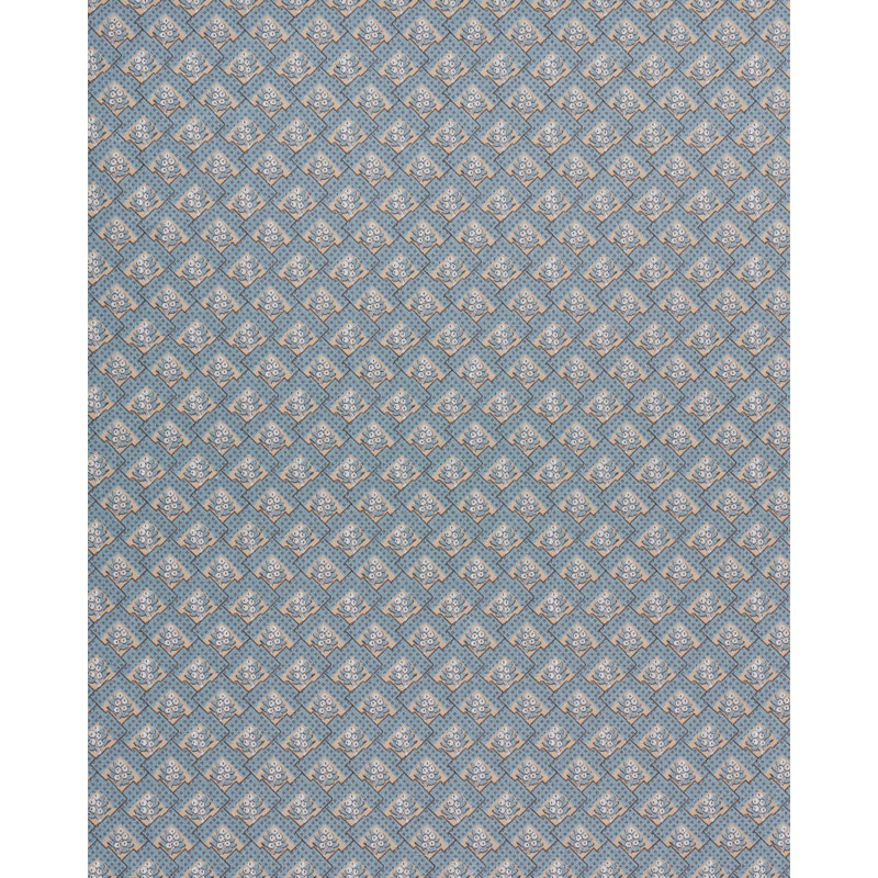 Tissu épinglé en soie Blair, Bleu Worcester