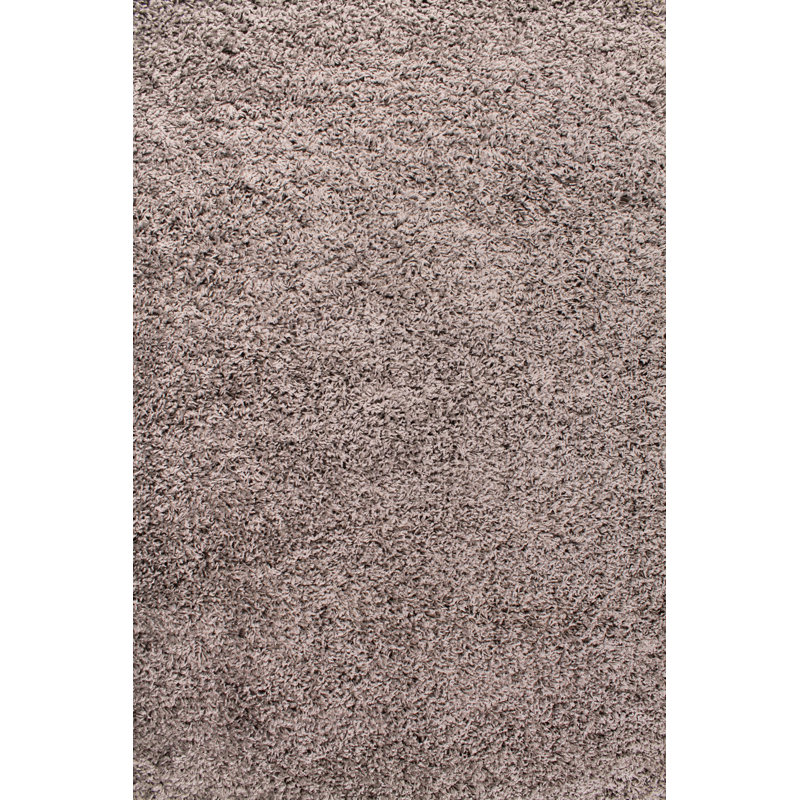 Asbah Solid Colour Shag Area Rug, Rectangle 70 x 140cm