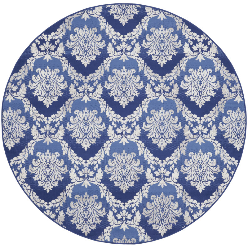 Gula Oriental Indoor Rug, Round 8'