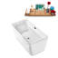 1600mm x 749.3mm Soaking Acrylic Bathtub-1251355988