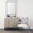 Miyashiro Rectangular Dual Metal Frame Gunmetal Mirror