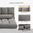 Versatile Convertible Sofa Chair with Adjustable Components for Ultimate Comfort