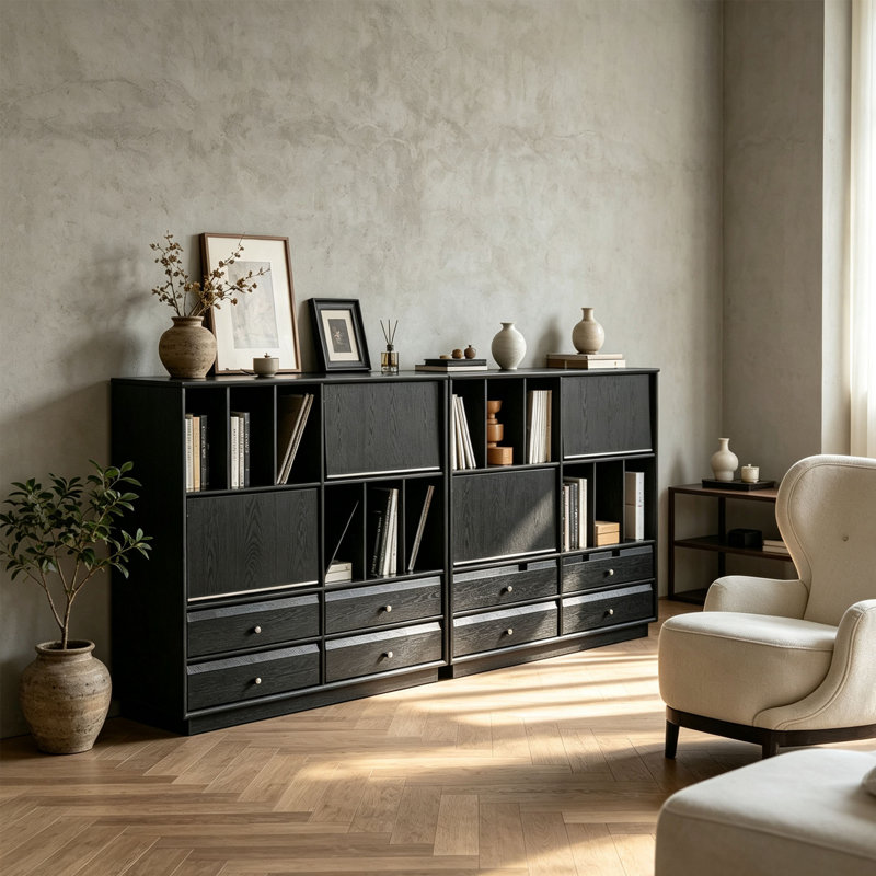 Italian style display bookcase