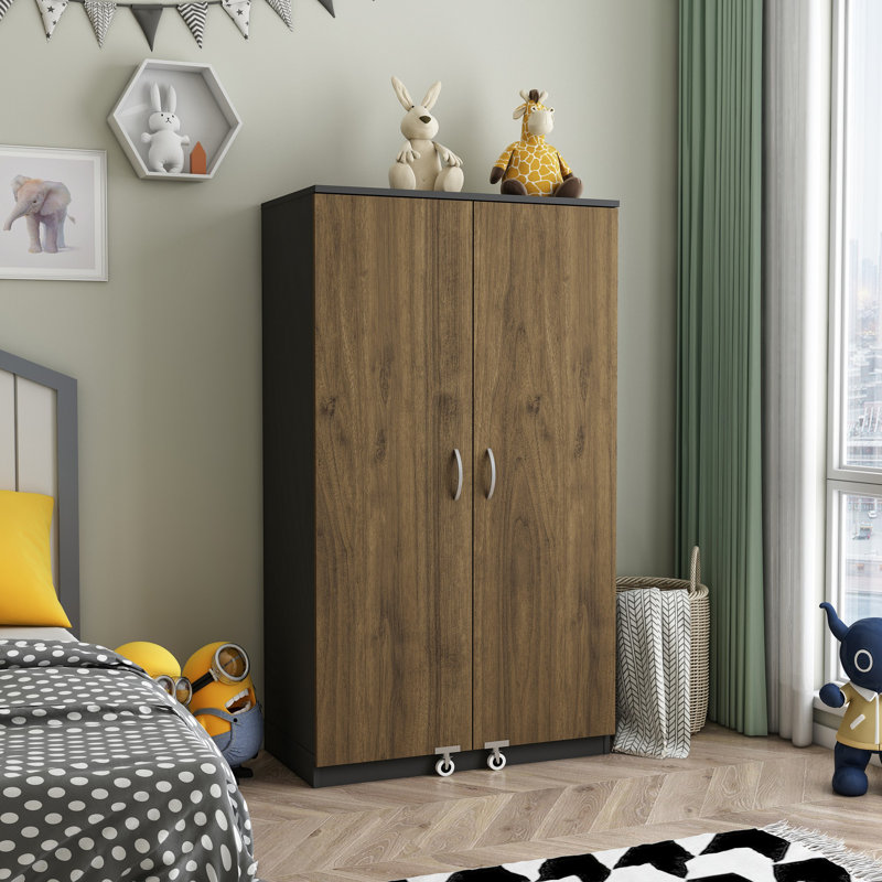 Armoire polyvalente, Brun / Noir