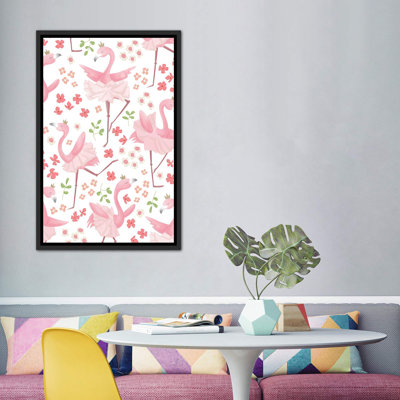 «Flamingo Dreams II» par Dana Saulnier - impression d'art graphique