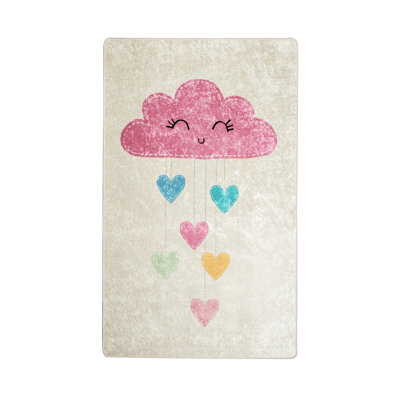 Tapis lavable à la machine 100% polyester 4,6 x 6,2 pieds | Antibactérien, antidérapant, dessous des poils, hauteur des poils: 0,4 pouce | Durable et facile d'entretien, parfait pour le salon, la chambre à coucher et la salle à manger