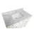 Lakeland 42 " W Freestanding Standard Free Standing 1 Single Vanity Bathroom Vanity With Carrara Marble Top-1605713653