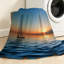 Jeté en molleton transparent ultra doux en voile de flanelle avec un magnifique imprimé d'un seul côté-132077524