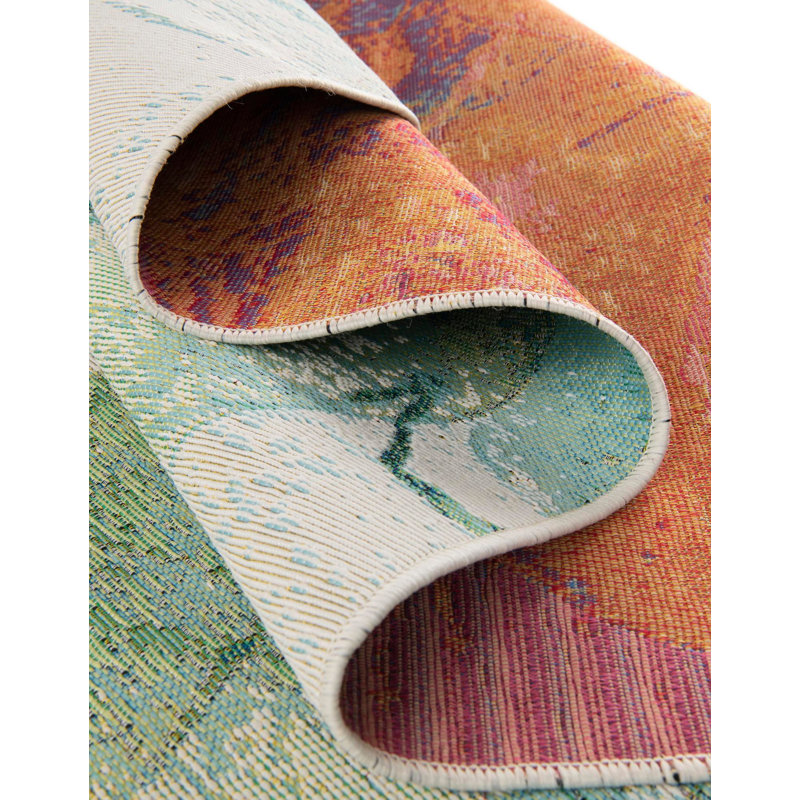 Firman Wygant Indoor/Outdoor Area Rug, Runner 2'7" x 12'