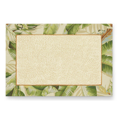 Tommy Bahama Palmiers Rectangle 100% Cotton Bath Rug