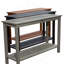 Console, gris argenté