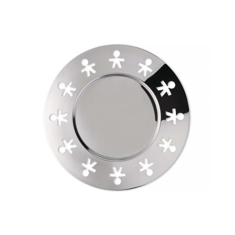 Girotondo Stainless Steel Round 1 Piece Placemat