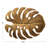 Antique Monstera Leaf Elegance