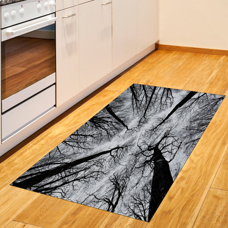 Forest Horror High Density Long Fiber Poly Threads Decorative Area Rug Carpet, Rectangle 2'7" x 5'