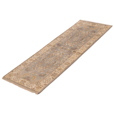 Royal Oushak Grey Rug 2'7" x 7'9"